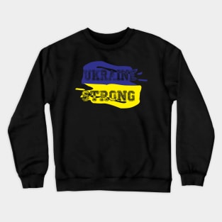 Ukraine Flag Ukrajina Patriot Fan Crewneck Sweatshirt